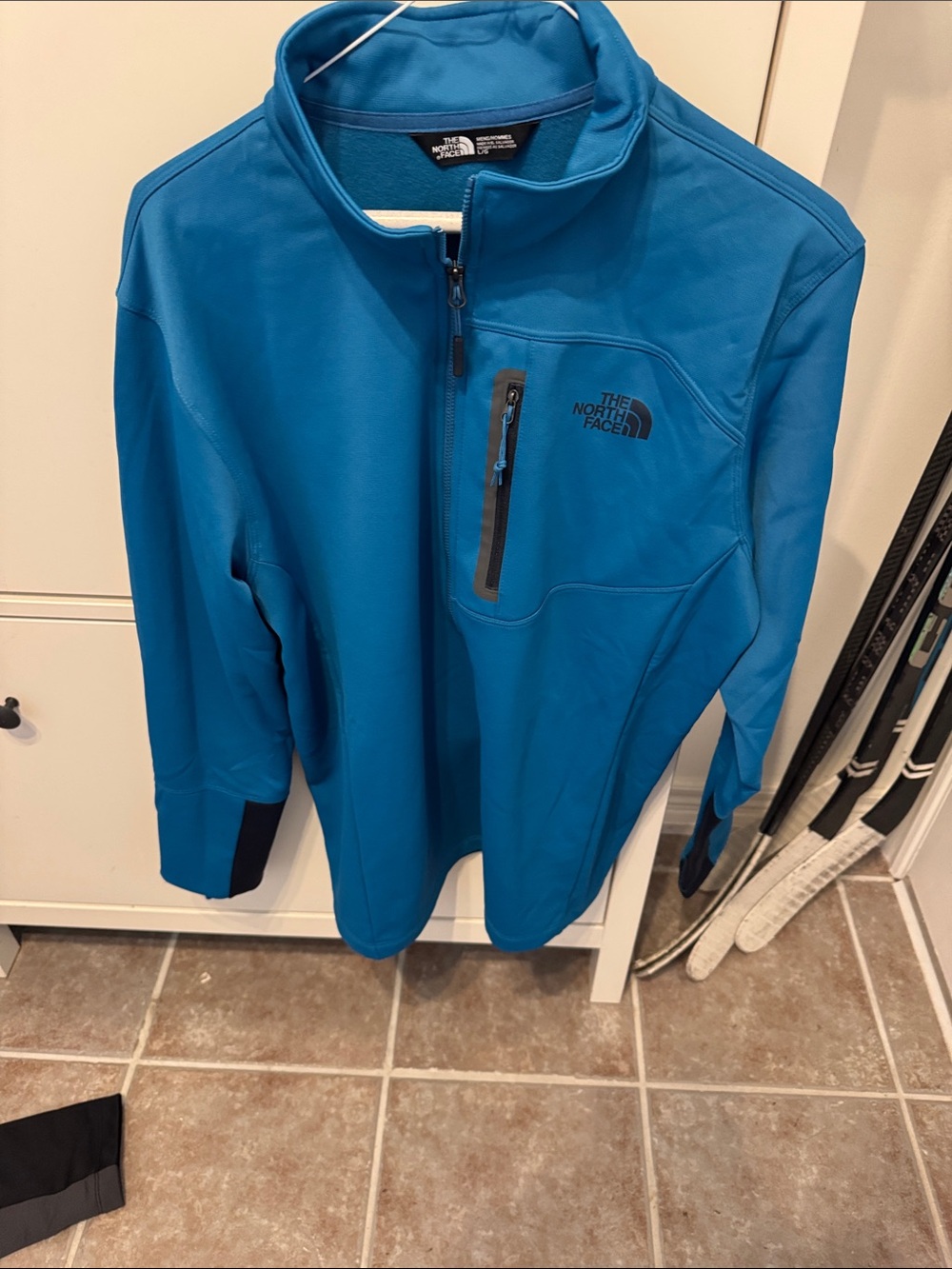 The North Face Teal Blue Half-Zip Fleece Pullover